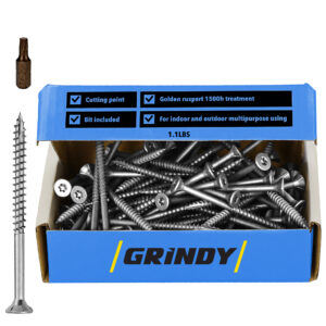 Grindy wood screw 8 x 1 5 8